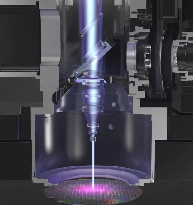 39xx series product cutaway view of its inter laser